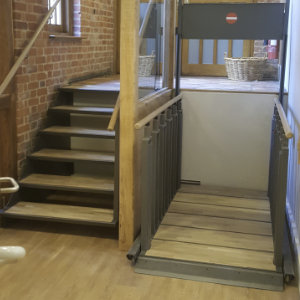 Lift and Stairs All In One Wooden Effect